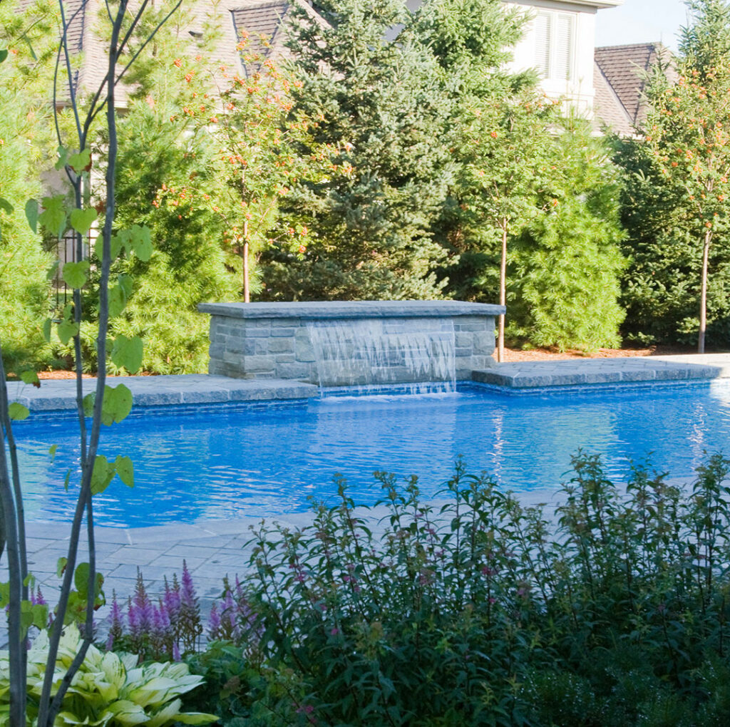 pool feature at Tran House